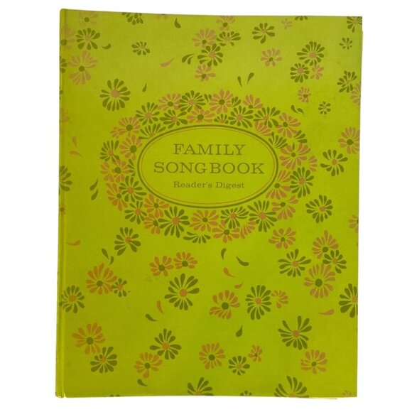 Readers Digest Family Songbook Spiral-Bound Hardcover Floral Cover Vintage 1969 - Picture 1 of 12